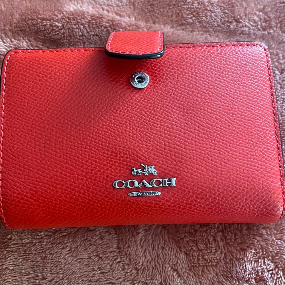 Coach snap wallet